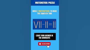 Matchstick puzzle fix the equation - Only 10% can solve it! 🔥 #matchstick #iqtest