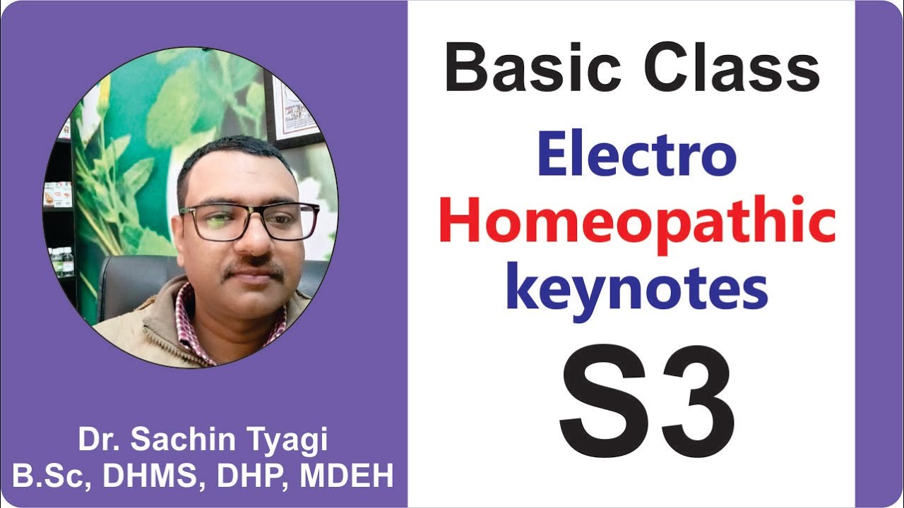 S3 Ketnotes | Electro homeopathic remedy S3 | BEMS class