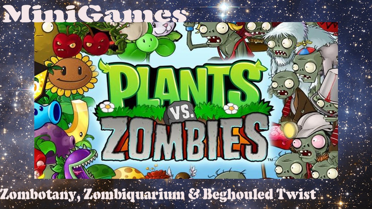 Plants Vs Zombies Bonus Mini Games 4 Zombotany (Finally) Zombiquarium