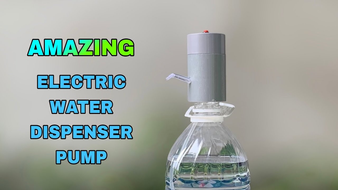 How To Make Electric Automatic Water Bottle Pump Dispenser 