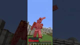 Hiding as a IRON GOLEM until he finds me