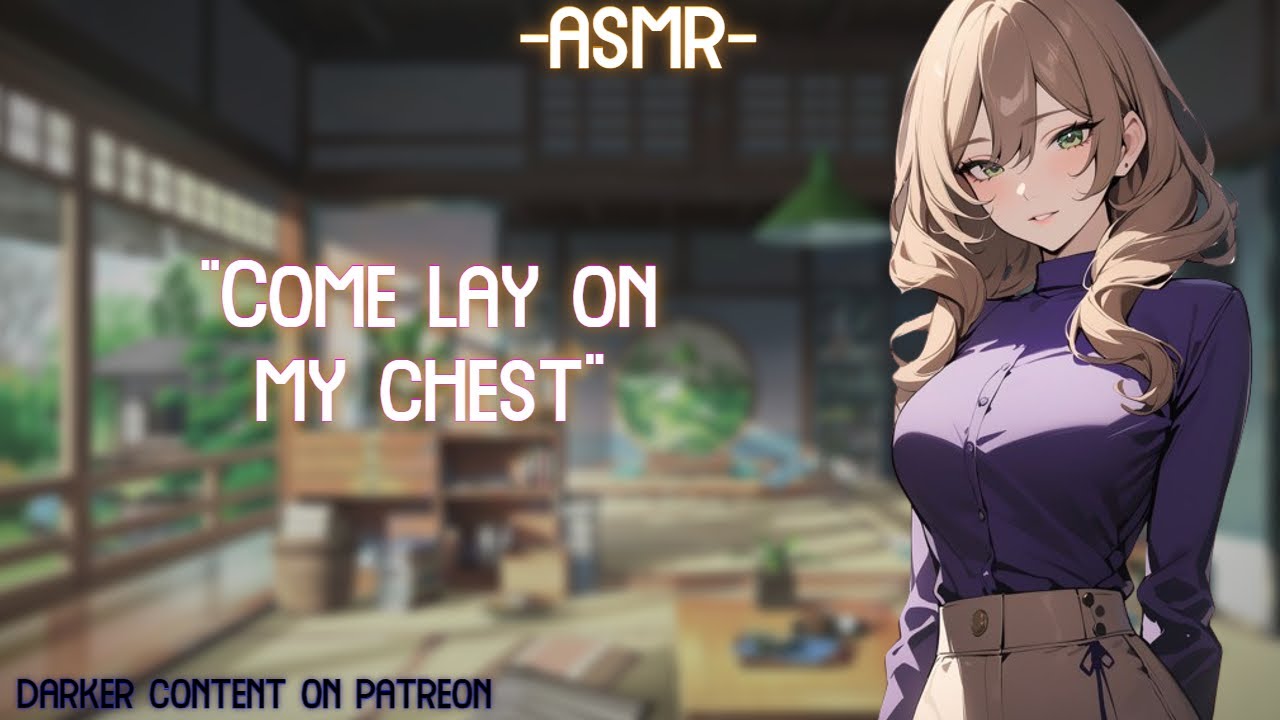 [ASMR] [ROLEPLAY] ♡friends mom cuddles her favorite boy♡ (binaural/F4M)