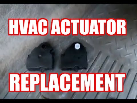 2005 GMC Sierra 2500HD - Replacing HVAC Blend Door Actuators