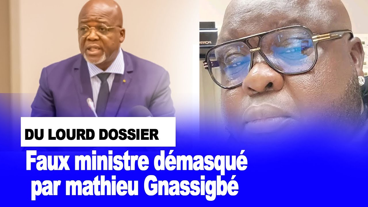 MATHIEU GNASSIGBE RECADRE MINISTRE QDJOUROUVI