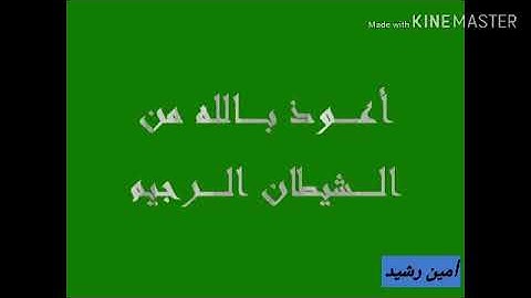 أواخر #سورة الحشر / أمين الرشيدي