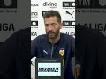 🎦 RDP de Carlos Corberán previa al #RealSociedadValencia ⚽️