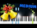 Jingle Bells - Piano Tutorial (MEDIUM)