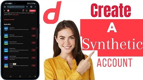 How To Create Synthetic Account On Deriv | Create A Synthetic Account On Deriv