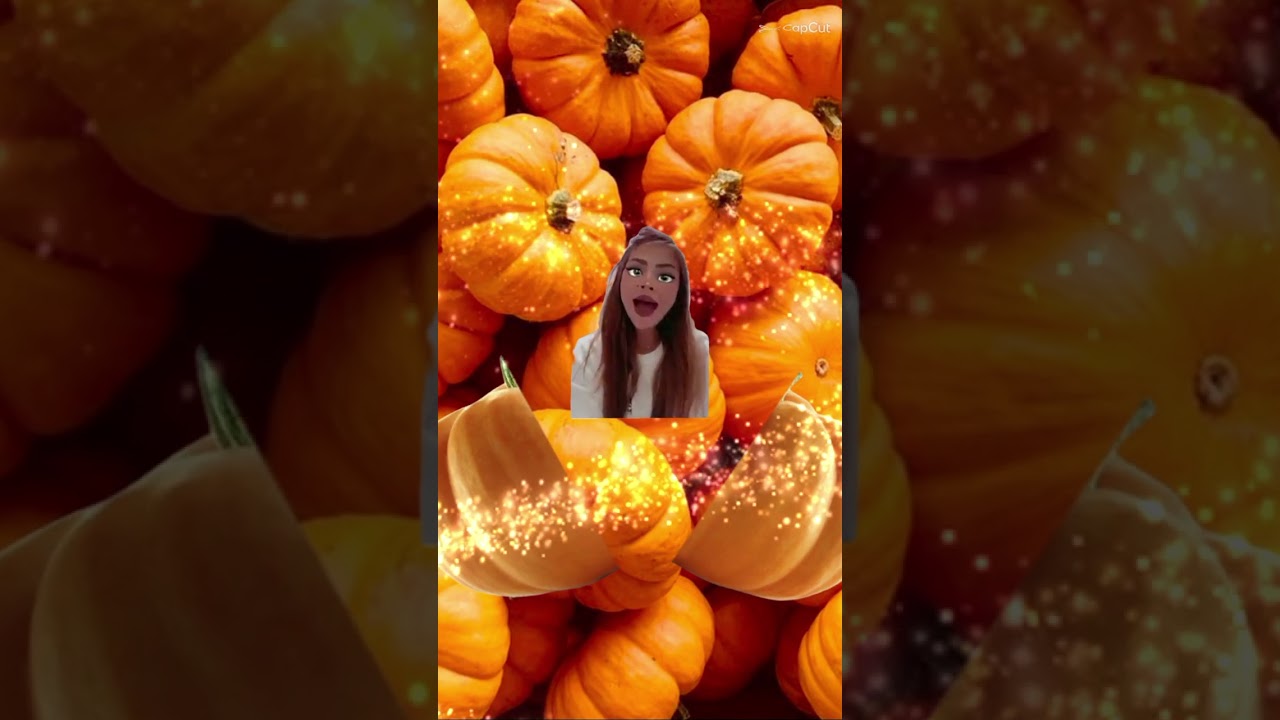 beautiful pumpkin girl 