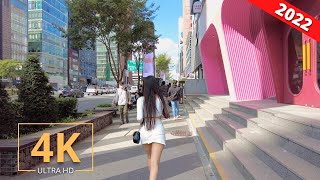 Walk In Gangnam 🇰🇷 Seoul, South Korea | 4K | Street Walk | City Tour | 강남구 | 서울, 한국 2022