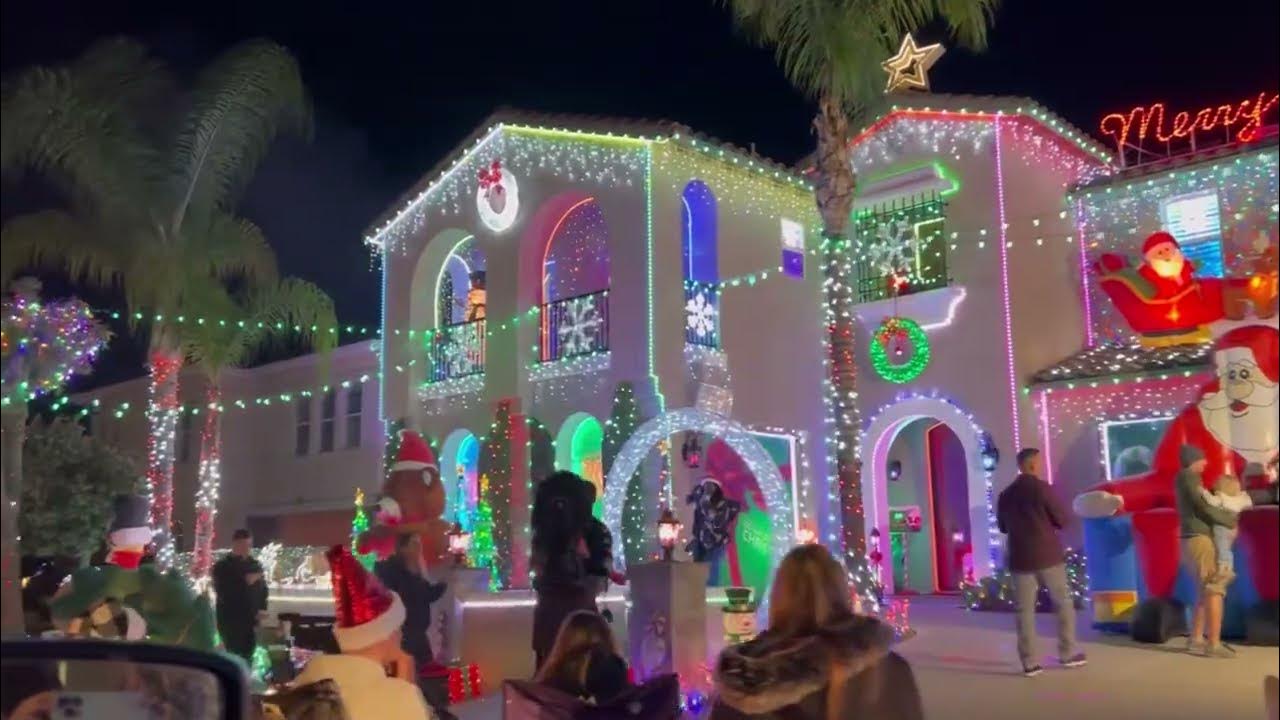 Lovely festivity at Stonebridge Estates Christmas lights spectacle YouTube