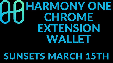 HARMONY ONE WALLET SUNSETS March 15TH