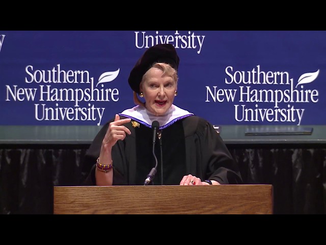 SNHU 2016 Commencement Speaker, Dr. Swanee Hunt