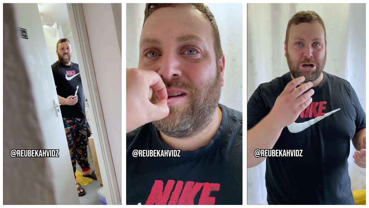 Putting numbing gel in his toothpaste! (the way he says fish fingers! 😂🪥)