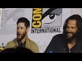 Supernatural season 15 farewell panel at SDCC 2019 (Jared Padalecki, Jensen Ackles, Misha Collins)