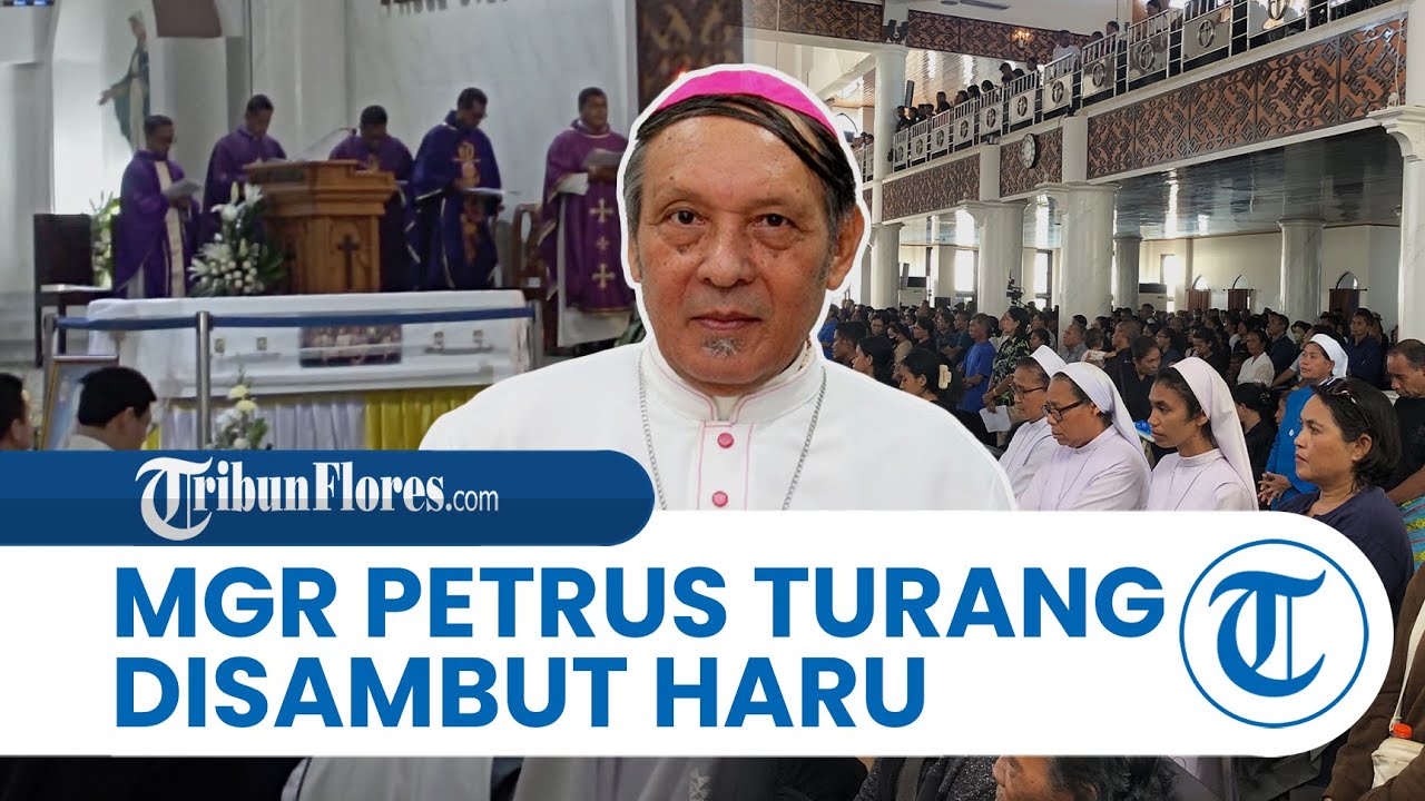 Jenazah Uskup Emeritus Mgr. Petrus Turang Disambut Umat dengan Haru di Gereja Katedral Kupang
