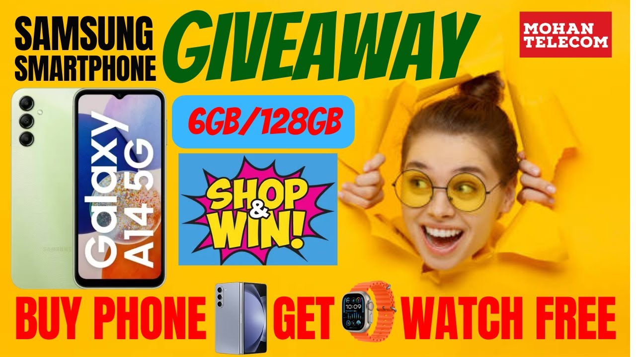 Samsung smartphone Giveaway | #giveaway by Mohan Telecom - YouTube