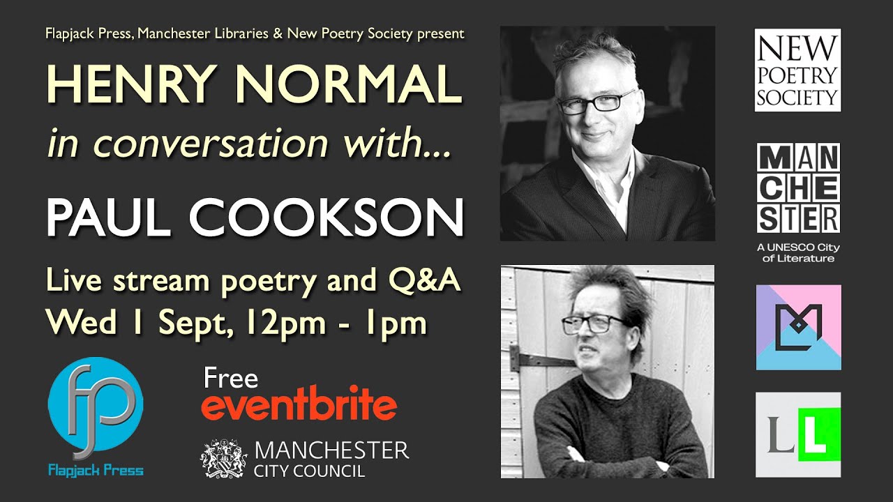 Henry Normal in conversation with Paul Cookson