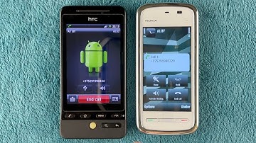 Calling from HTC Hero to Nokia 5230 and back. First phone with HTC Sense