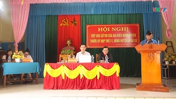 Đại biểu HĐND huyện tiếp xúc cử tri tại thôn Hồ Hải, xã Kỳ Tiến