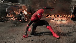 سبايدرمان يحارب اقوي حرامي اسلحة فضائيه | ملخص فيلم spider man homecoming