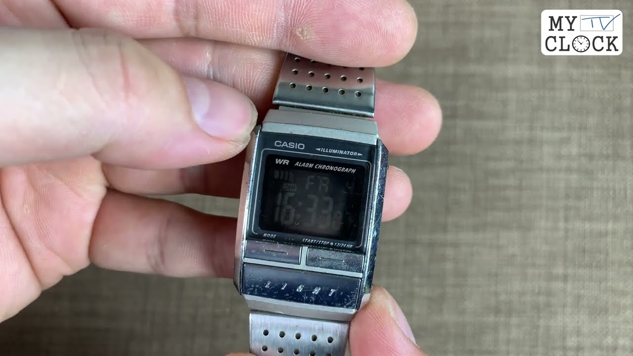 Vintage Digital Casio Illuminator A200 Alarm WR Chronograph Watch 