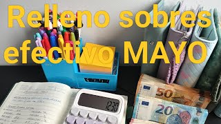 Relleno sobres efectivo y virtuales para Mayo