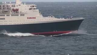 QE2's final transatlantic crossing, October 2008