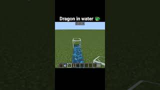 Dragon in water 🐲|@MrZyrooYT @DivBlaze07 #minecraftenderdragon #minecraft #music #music
