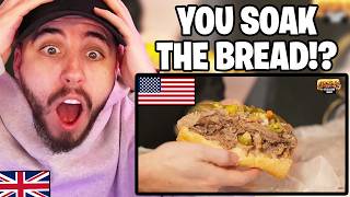 Brit Reacts to Brits try Street Food in Chicago, America!