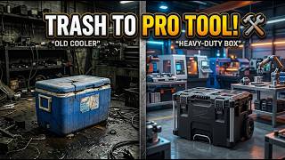 How Broken Coolers Become Heavy-Duty Toolboxes Extreme Recycling