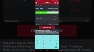 Utrade Apps (buy sell guideline)