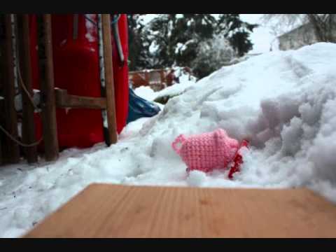 Das @haekelschwein im Schnee
