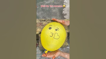 Will a big balloon explode if it rolls down from height 🎈💥 #asmr #balloon #shorts #viralvideo #diy