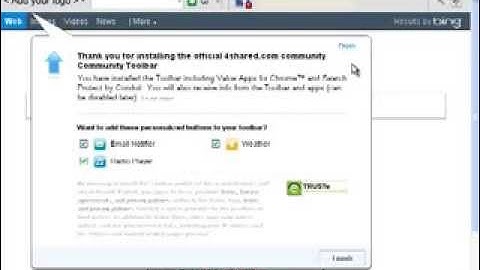How to remove 4shared.com Community Toolbar(Removal Guide)