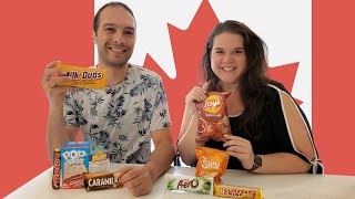 Trying CANADIAN Snacks