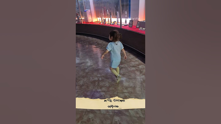 [육아vlog]짱구 가족과 함께 우주항공박물관을 처음 온 서인이ㅋㅋ