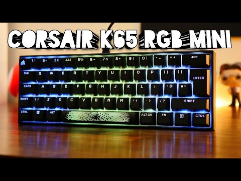 Corsair K65 RGB Mini 60% review, unboxing and RGB lighting delights