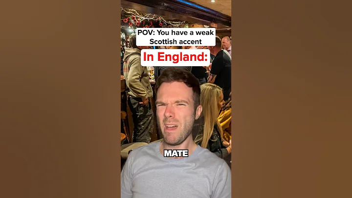 Scottish accent in England #comedy #scotland #england #sketch #sketchcomedy #relatable #scottish