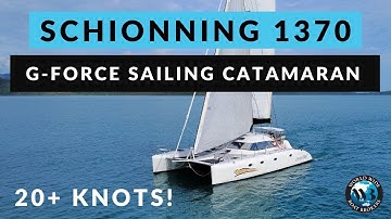 Super FAST Schionning 1370 G-Force Sailing Catamaran