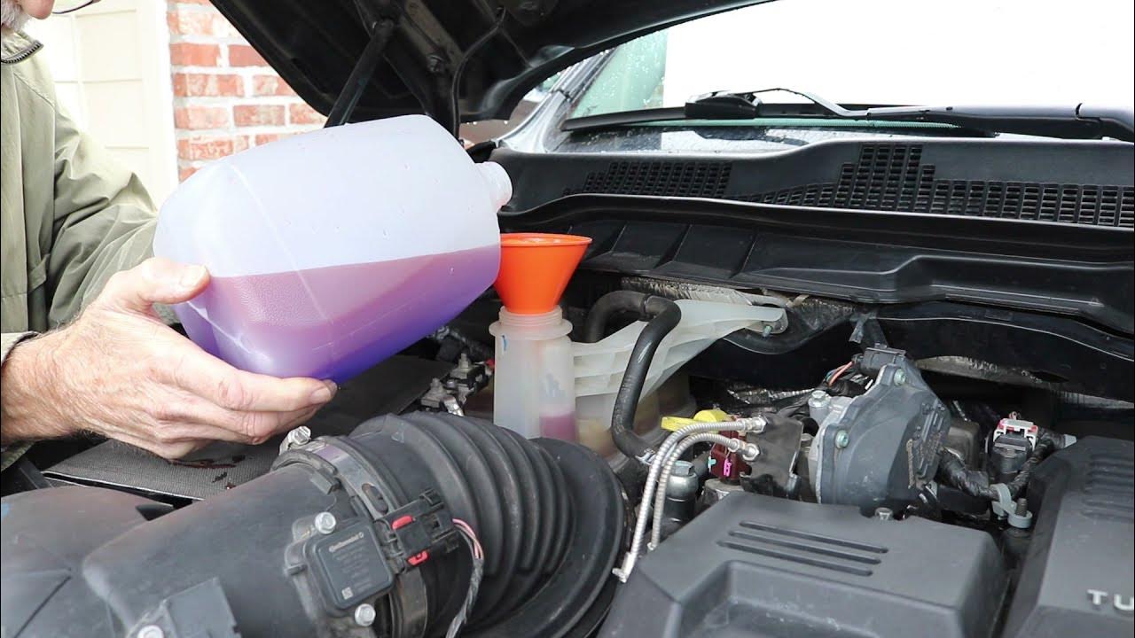 RAM 6.7 L Cummins 2500 Coolant Change. - YouTube