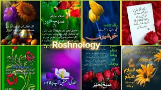 🌈 Good Morning With Beautiful prayers & Messages| Urdu Quotes Dpz|WhatsApp Status| @roshnology3116