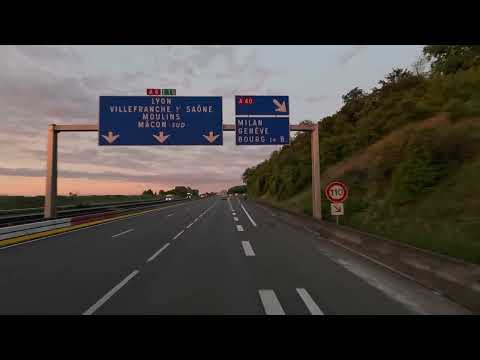 Trucking the Alps: A40 Highway Mâcon to Mont Blanc Tunnel | Truck Driving POV