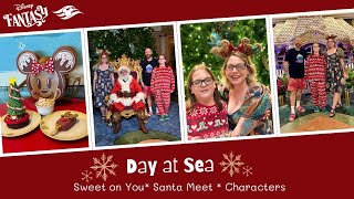 Disney Cruise Line Vlog | Disney Fantasy Very Merrytime Cruise 2025 | A Very Festive Day at Sea 🚢🎅🏻