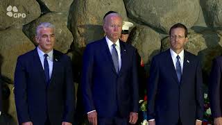 US President Joe Biden Visits Yad Vashem