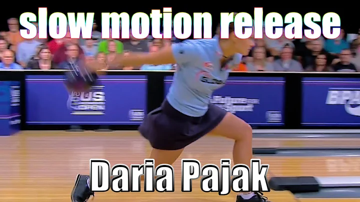 Daria Pajak slow motion release - PBA Bowling