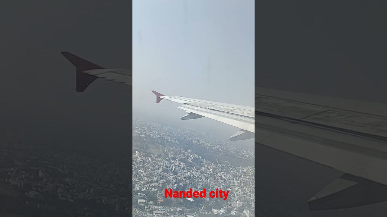 Nanded City maharashtra filght view