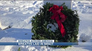 Minot honors veterans with Wreaths Across America at Rosehill Cemetery