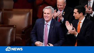 GOP leader Kevin McCarthy elected House speaker in rowdy post-midnight vote