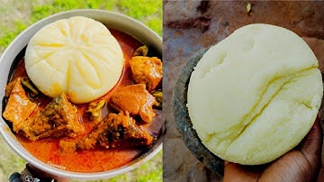 Step-by-Step Nigerian Cassava Fufu | Easy No-Blender Recipe ✨